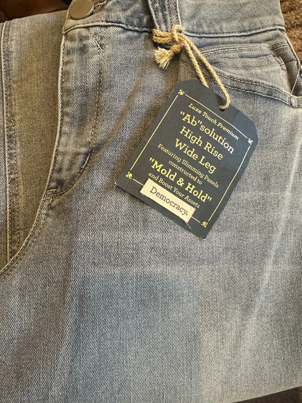 Democracy Light Blue Wide-Leg Jeans - Picture 8 of 8